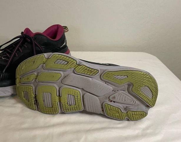 Hoka one one Clifton5 running shoes size 10 women Gray - $40