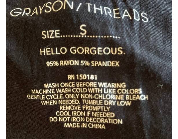 Grayson Threads Small  “Be Nice Drink Wine Pet Dogs” Graphic Tank Top 