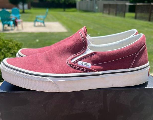 Vans maroon