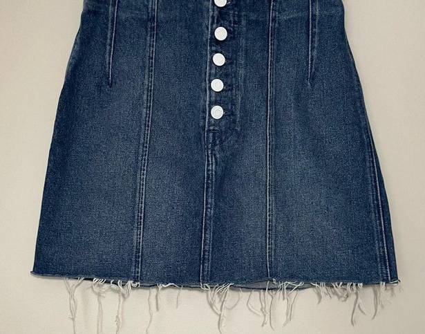 GRLFRND  Twiggy High Rise Denim Mini Skirt Size 28