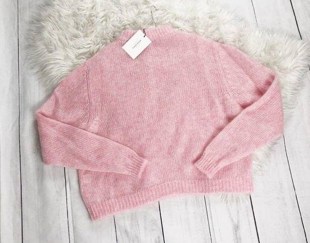 Roseanna  Womens' Pink Mohair CrewNeck Pullover Sweater Size 42 Large NEW