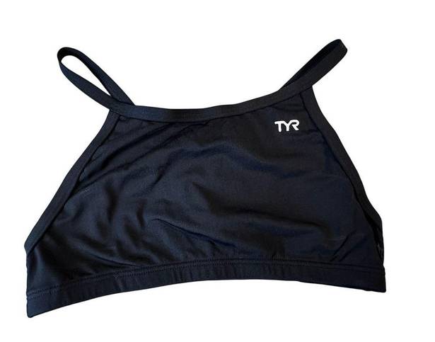 Tyr. Durafast One Women's Large Solid Black Diamondfit Workout Swim Bikini Set