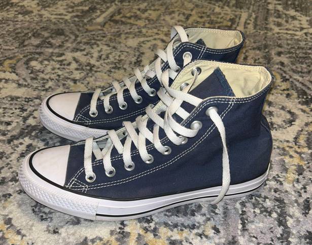 Converse Navy High Top Sneakers