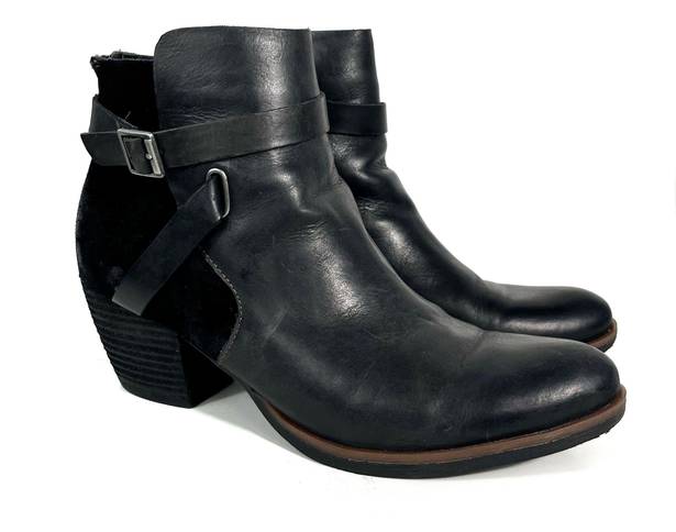 Kork-Ease Korks Women’s Rohit Leather Burnished Suede Harness Strap Ankle Bootie 10M 10