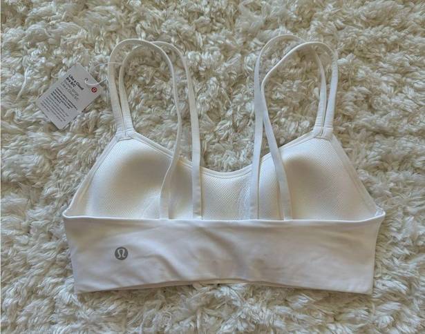 Lululemon White Like a Cloud Bra Light Support, B/C Cup 