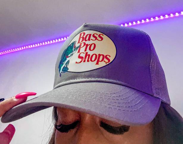 Bass Pro Shop hat with matching Nails