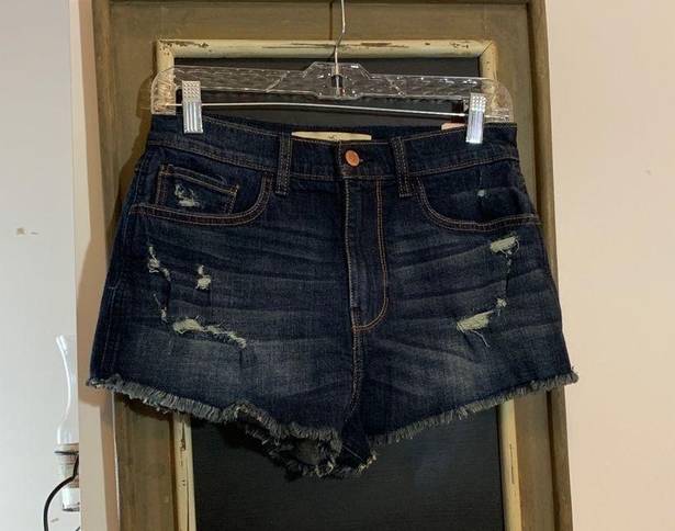 Hollister  High-Rise Vintage Ripped Dark Wash