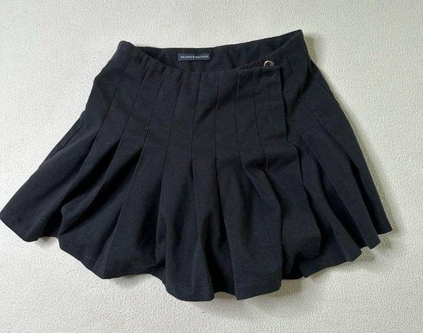 Brandy Melville  Dana Navy Pleated Skirt