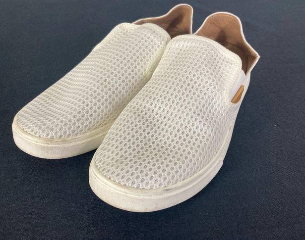 Olukai  Peheau Loafer Women's 8.5 White Leather Comfort 20271 Shoes