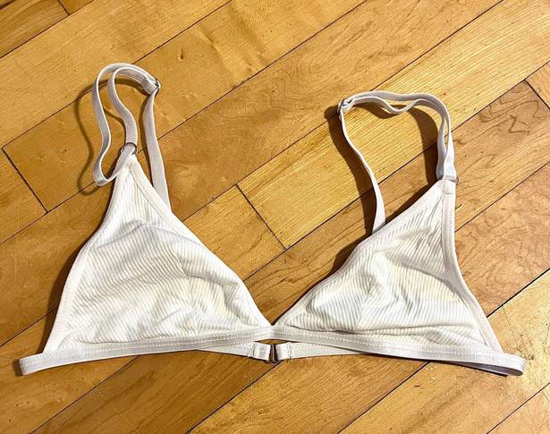 SheIn White Triangle Bralette