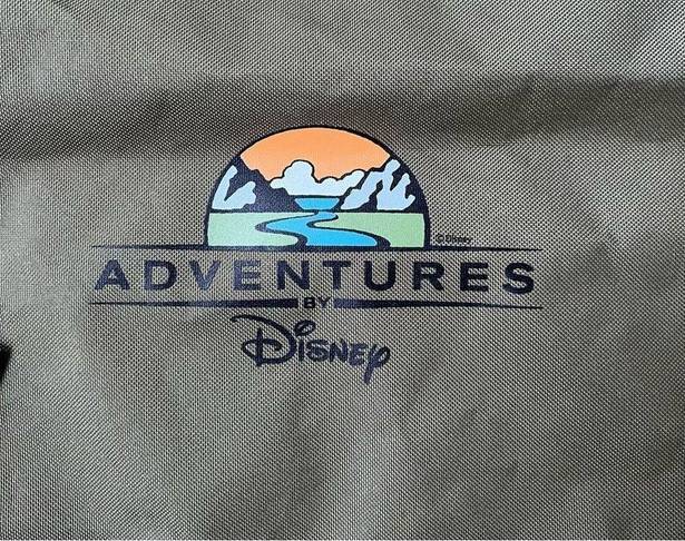 Disney NWT Adventures by  Drawstring Tote Bag Olive Green Eco Choice by Gemline