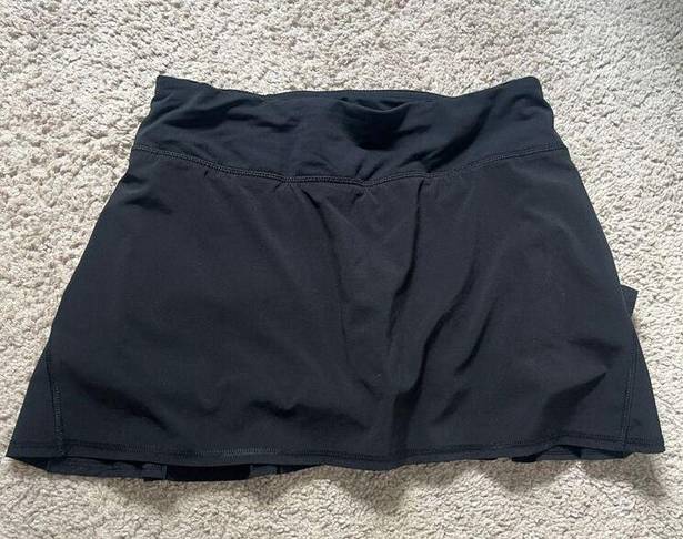 Lululemon  Run Pace Setter Skirt Athletic Skort Black Size 4