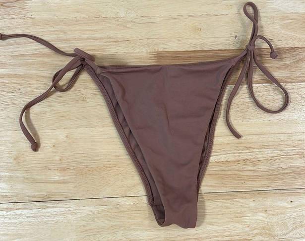 PacSun Bikini Top and Bottom Brown String Tie Size XS/S