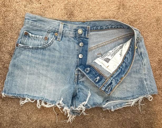 Levi’s 501 Light Wash Denim shorts