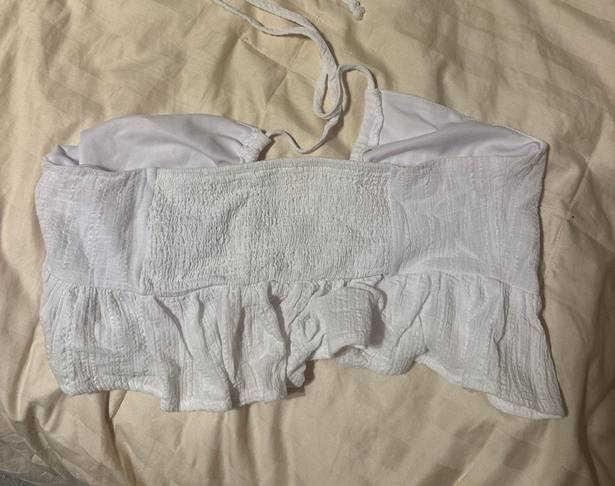 PacSun White Tie Top