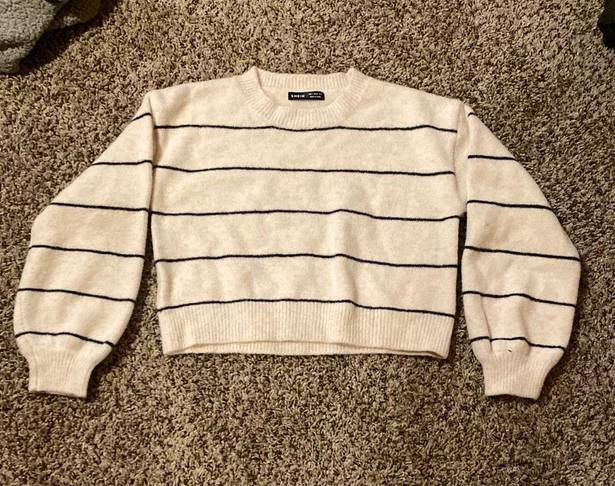 Striped Crop Sweater Multi