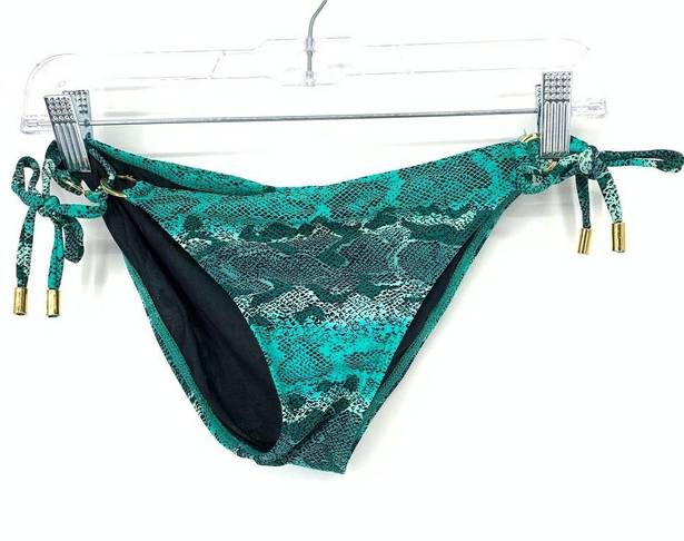 Radio Fiji  Women's Sz S/M Snakeprint Bikini Two Piece Sets Green *READ