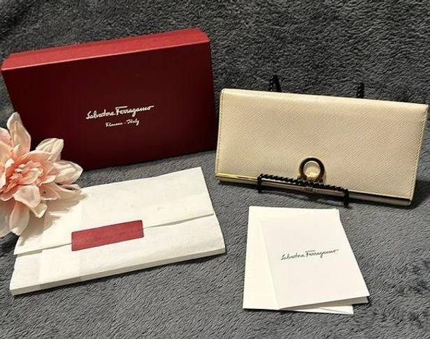 Salvatore Ferragamo  leather long wallet