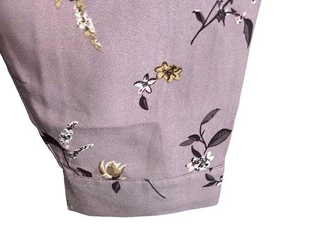 Hilary Radley NWT  Dusty Pink Floral Vneck Blouse Office Career Size XXL