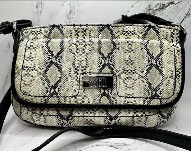 Krass&co 9& Snakeskin Crossbody Purse 