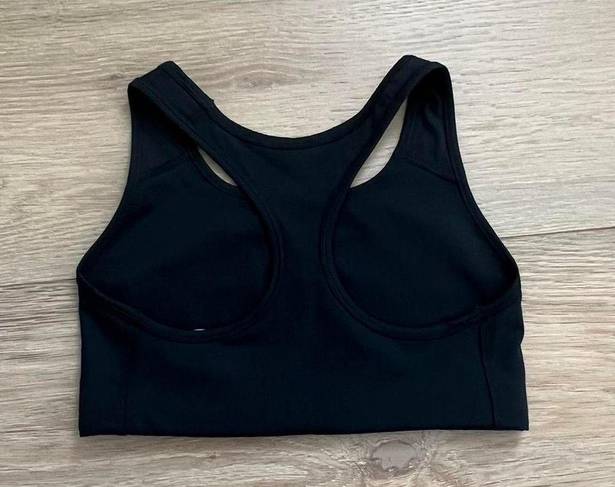 Nike black  sports bra