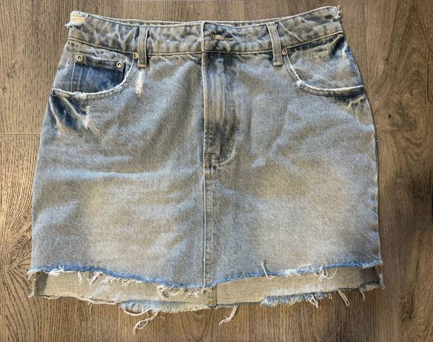 Denim Mini Skirt Size M