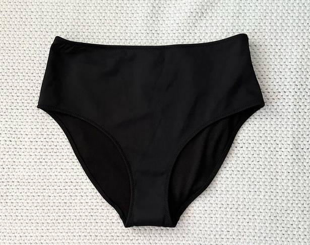 Good American  Swim The Good Compression Black Scuba Swim Briefs 3 Large NWOT