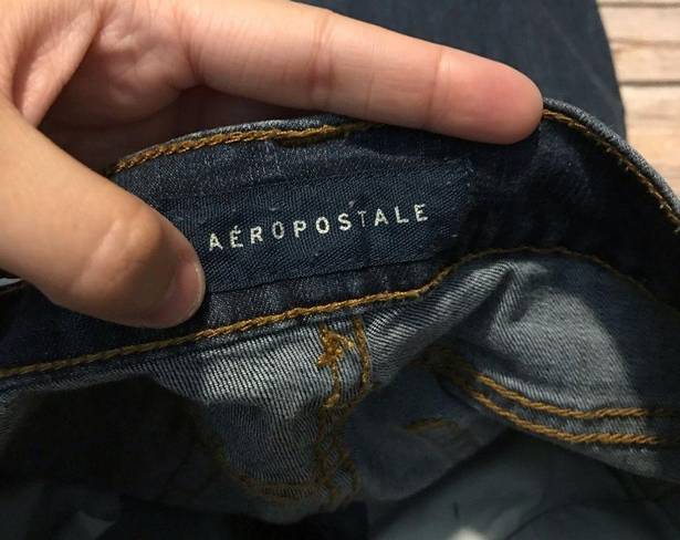 Aeropostale  Dark Wash Distressed Jeggings Skinny