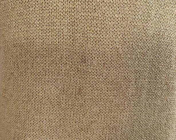 Josephine Chaus Vintage  Sweater Neutral Pullover Knit Sleeveless Tan Scoop Neck