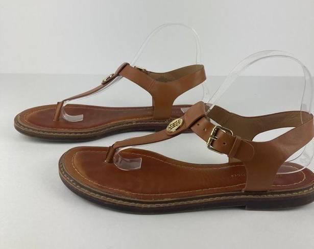 Tommy Hilfiger  Burke Tan Flat Sandal Women's Size 8.5 M