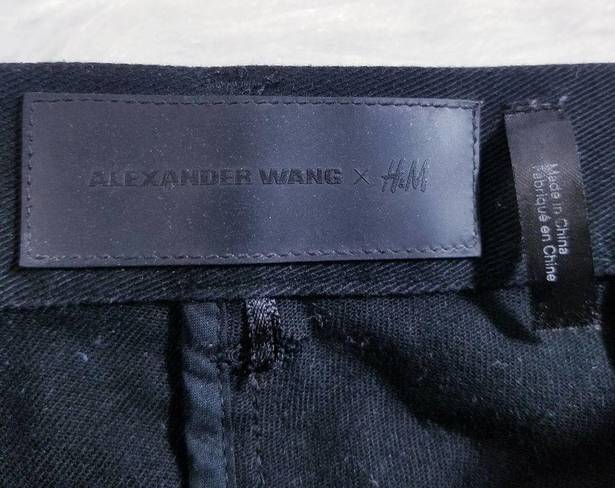 Alexander Wang  x H&M Pattern Art Slim Black Denim