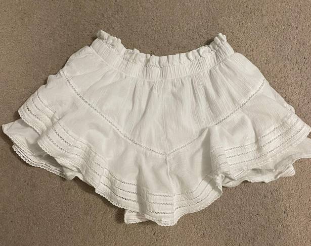 Aerie rock and ruffle skirt