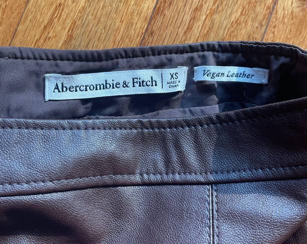 Abercrombie & Fitch Leather Skirt