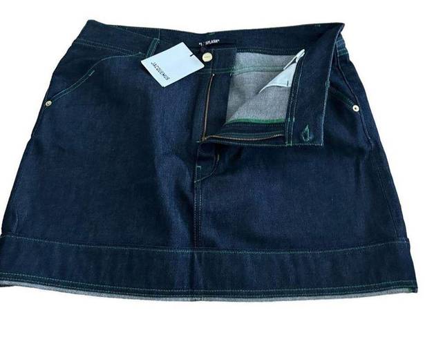 Jacquemus  Denim Navy 'La Jupe De Nimes' Mini Skirt - 32,  NEW