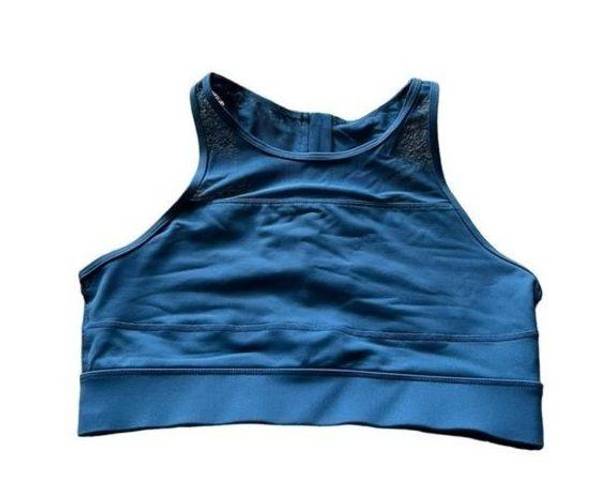 Zyia  Active HIgh Neck sports bra tank bra athletic one more rep XLARGE