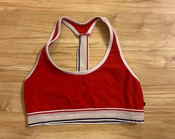 Tommy Hilfiger Red  Cotton Lounge Bralette