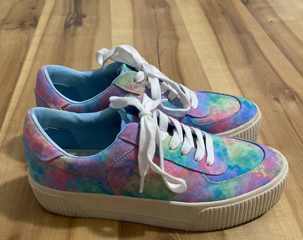 mix no. 6 Tie Dye Platform Shoes