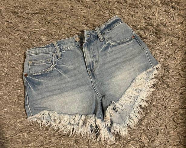 Cello Denim Frayed Cutoff Shorts