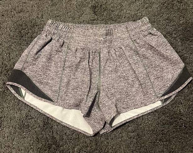 Lululemon Hotty Hot Short II 2.5” Gray