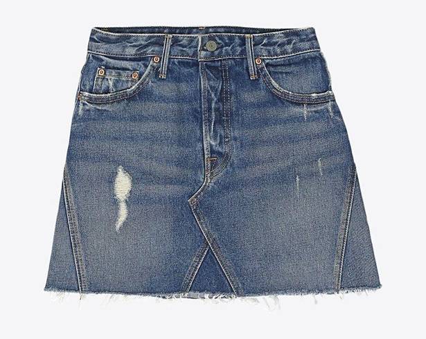 GRLFRND  REVOLVE Eva Denim Skirt