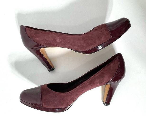 Cole Haan  Patent Leather & Suede Pumps Size 9.5B