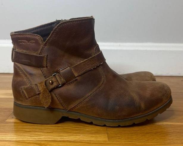 Teva  Women’s De La Vina Ankle Bootie in Brown Size‎ 6.5