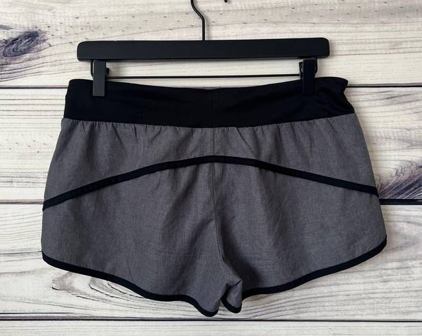 Live Love Dream Grey & Black Lightweight Mini Athletic Shorts