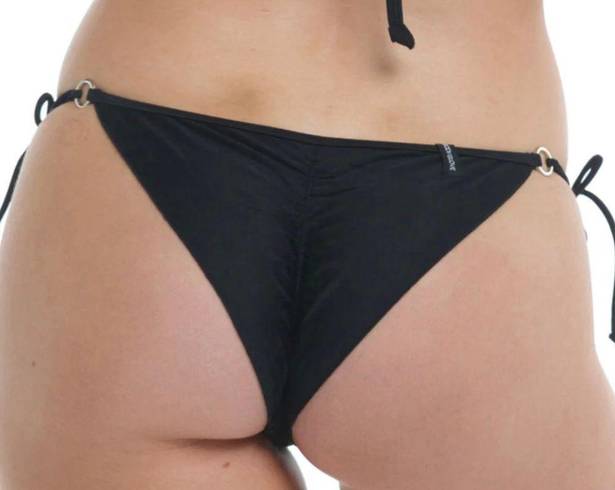 Body Glove NWT  SMOOTHIES BRASILIA SIDE-TIE BIKINI BOTTOM - BLACK