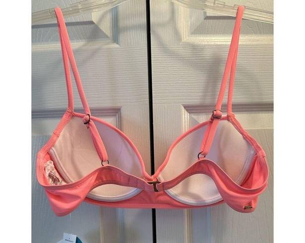 Rip Curl  Neon Pink Underwired Mermaid Bralette Bikini Top Size XL NEW