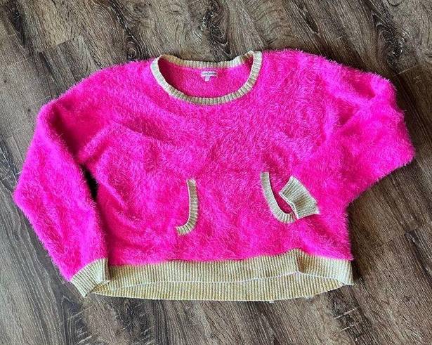 Juicy Couture  Pink XL Long Sleeve Sweater