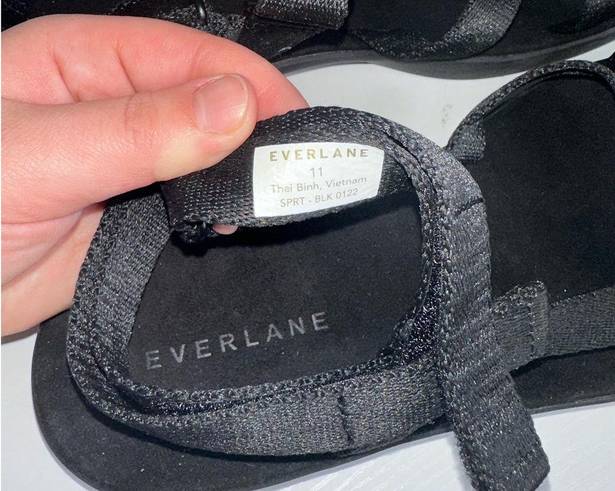 Everlane  ReNew Sports Sandal NEW Black Velcro Strap Women's Size 11