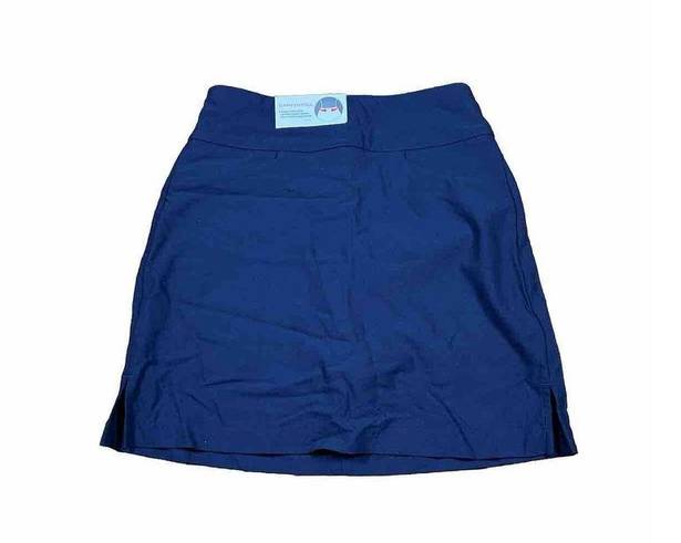 Lady Hagen Women's Perforated Golf Skort 16 Inch Navy Blue Sz. XS NWT