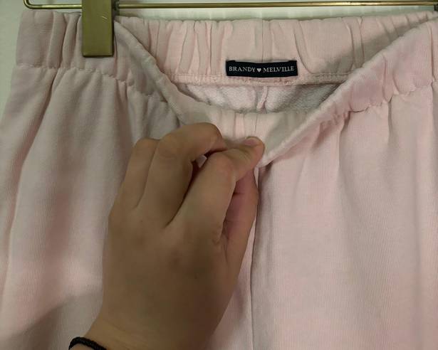 Brandy Melville light pink sweats