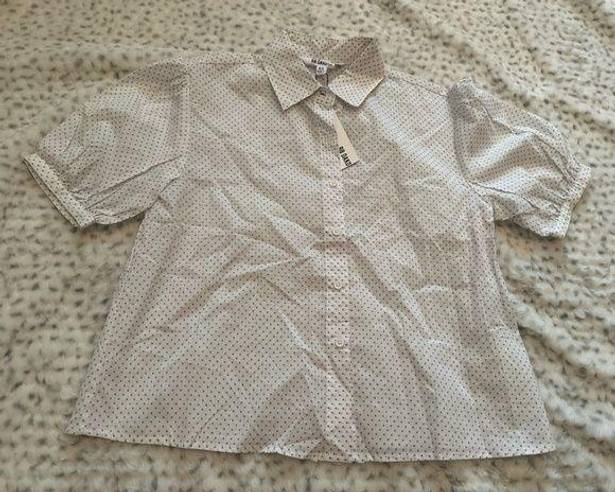 BB Dakota star collared button down blouse size xs